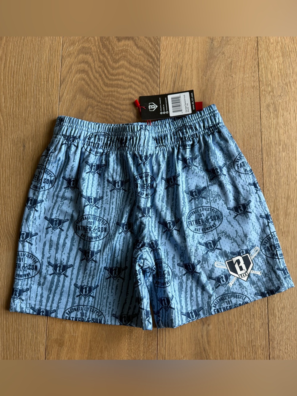 Baseball Lifestyle 101 Heritage Diamond Shorts - Youth - NEW WITH TAGS